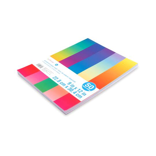 Rainbow Paper Pad by Creatology™, 9" x 12"